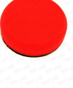 Lake Country 3.5 Inch Beveled Edge RED Pad (LC CCS 3.5吋 紅色上蠟綿 封體,釉蠟, 乳蠟, 棕櫚蠟適用)