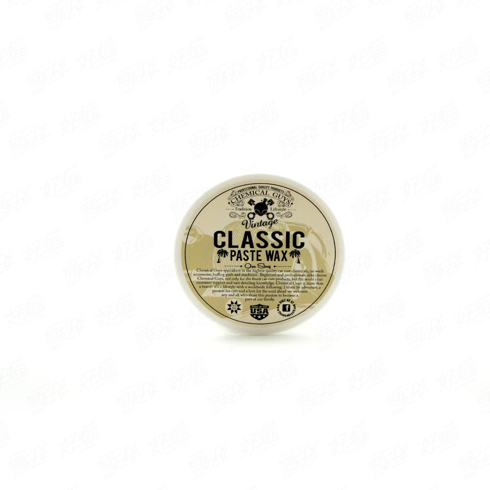 Chemical Guys Vintage Classic Paste Wax 8oz. (化學男人幫經典棕櫚蠟) *約226ml