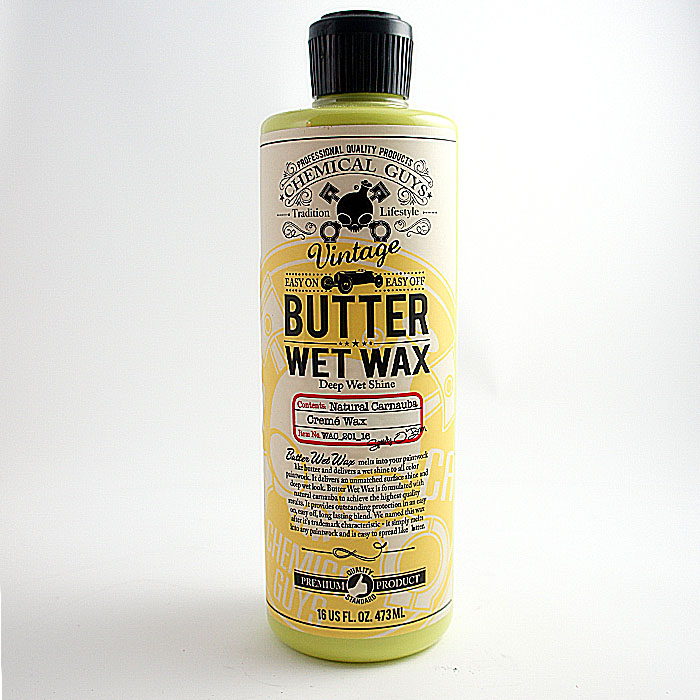 Chemical Guys Butter Wet Wax 16 oz. (化學男人幫奶油棕櫚乳蠟) *約473ml