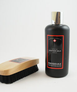 Swissvax Leather Milk 250ml+Leather Cleaning Brush (Swissvax 真皮皮椅保養劑套組)