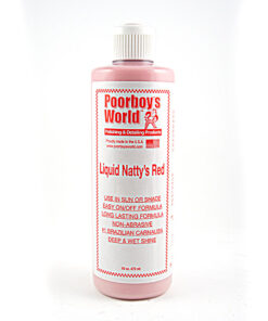 Poorboys Liquid Natty's Red 16 oz. (窮小子紅棕櫚乳蠟)