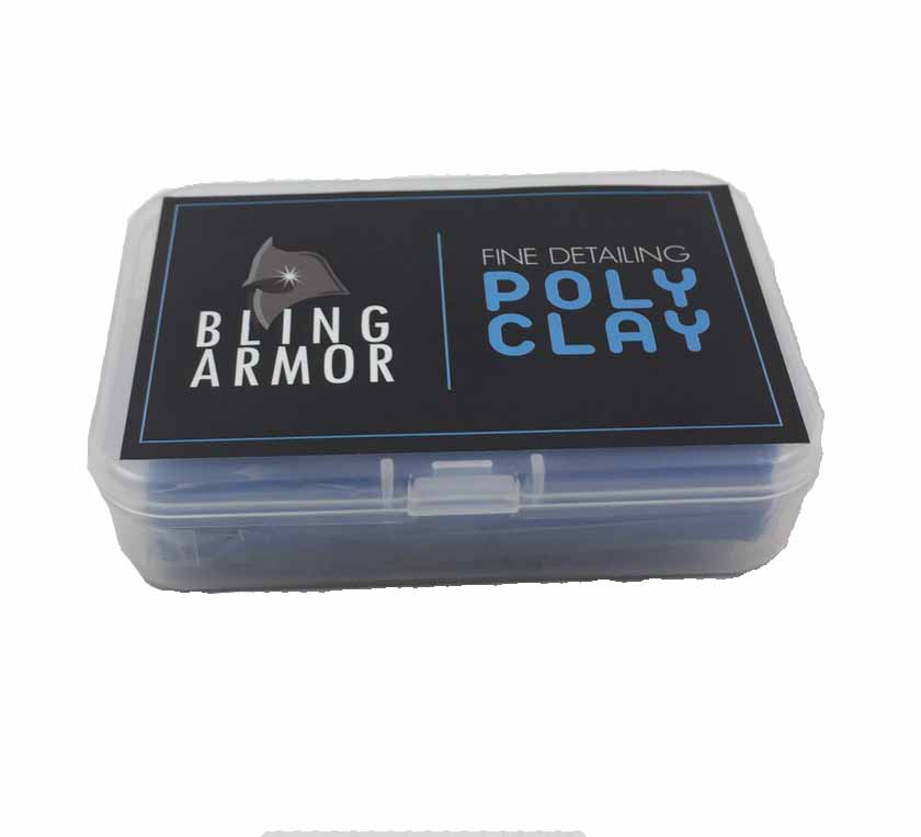 Bling Armor Blue Fine Detailing Poly Clay *約100克(BA藍色黏土)