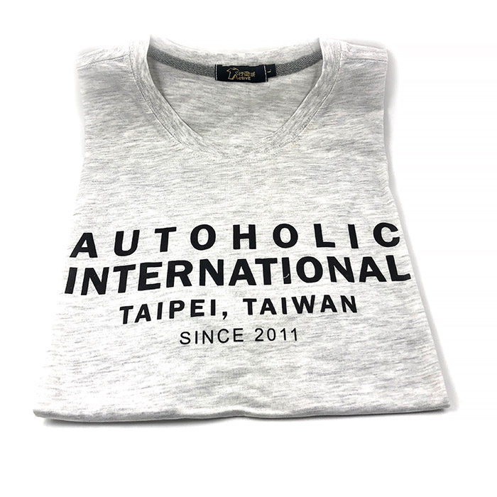 好蠟AUTOHOLIC圓T恤 衣服(尺寸有M,L,XL,XXL),灰色,購買請告知尺寸