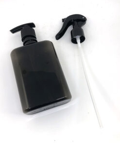 好蠟斧頭型壓罐300ml(透明黑色)補充瓶 分裝罐.附噴頭
