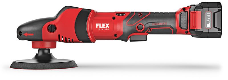 FLEX PE-150 Cordless Rotary Polisher (Flex PE-150 RO無線拋光機)附LC5.5吋5片棉(顏色黃,橘,白,綠,黑)