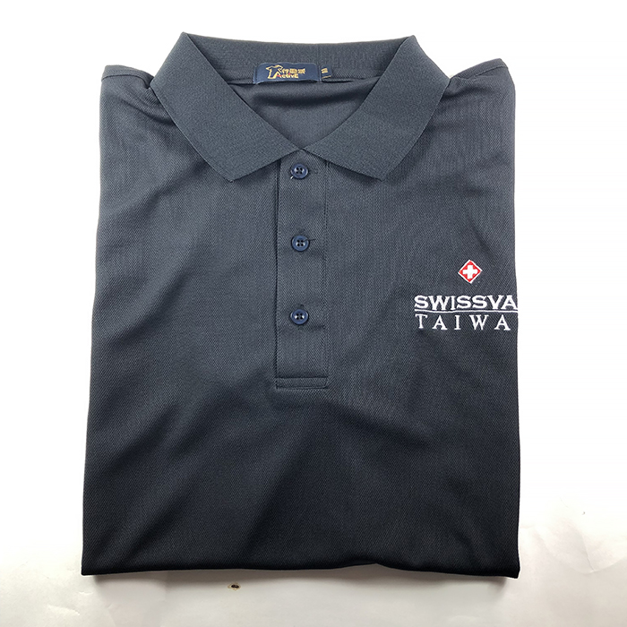 Swissvax T排汗POLO 衣服(尺寸有S,M,L,XL),黑色,購買請告知尺寸