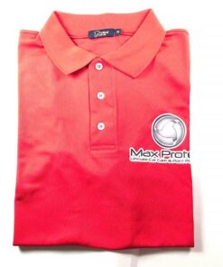 Max Protect T恤排汗POLO(M,L,XL,XXL),紅色,購買請告知尺寸