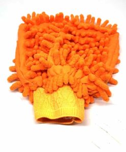 珊瑚絨洗車手套,橘色